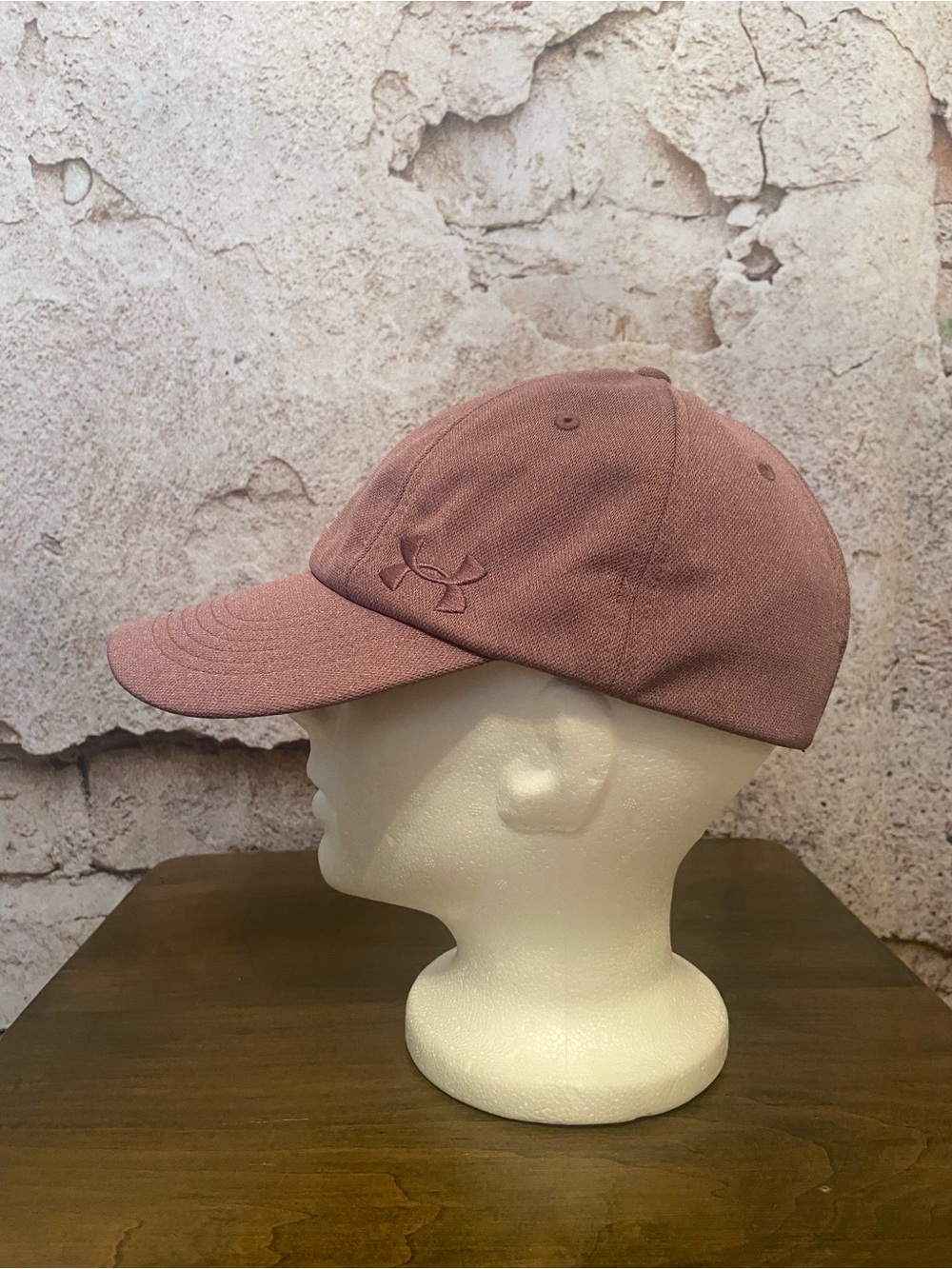 Under Armour Mauve Ponytail/Messy Bun Ball Cap